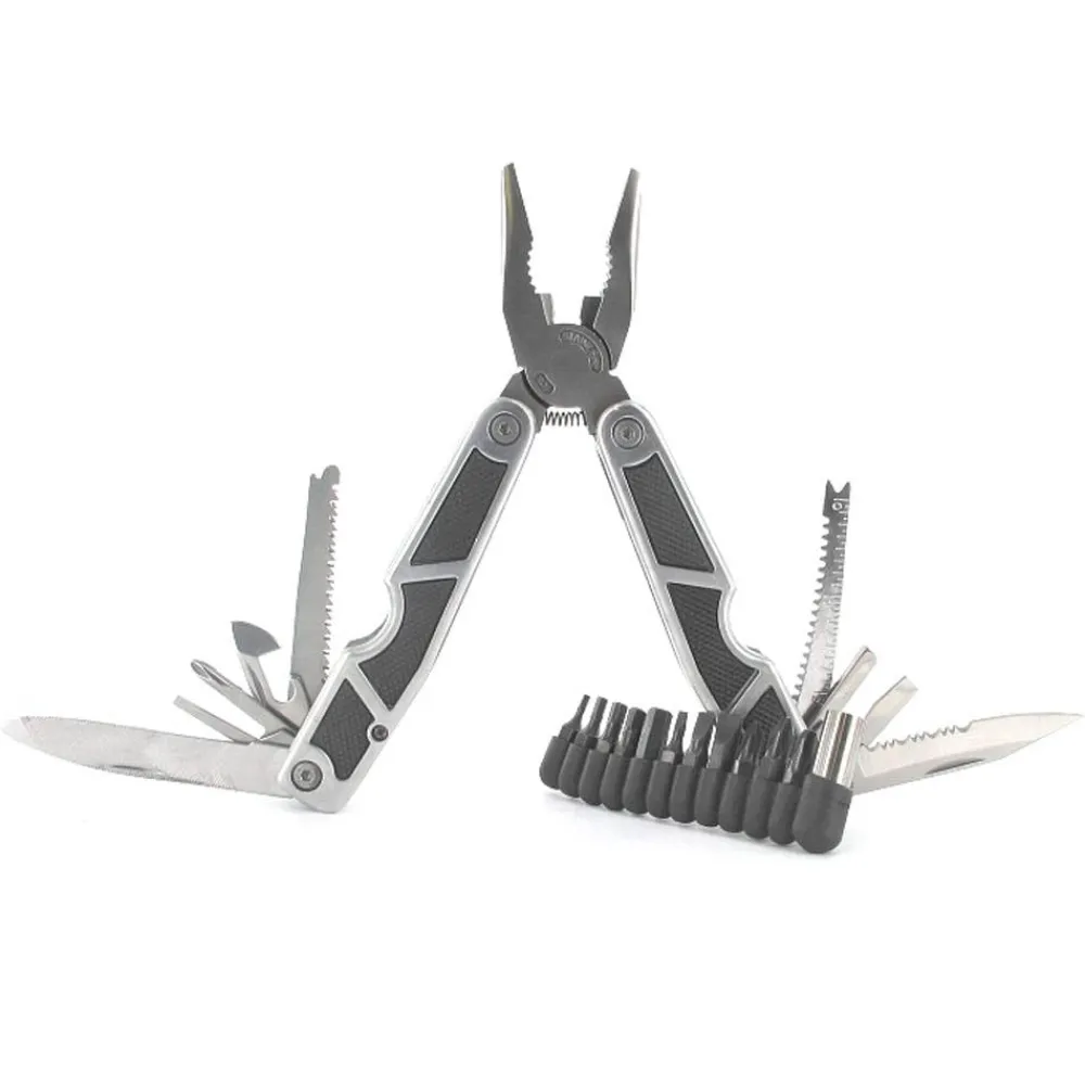 Vaisselle Camping<Herbertz Accessoire Outillage Outil Multifonctions 10 pièces 11 cm Inox + Etui Black