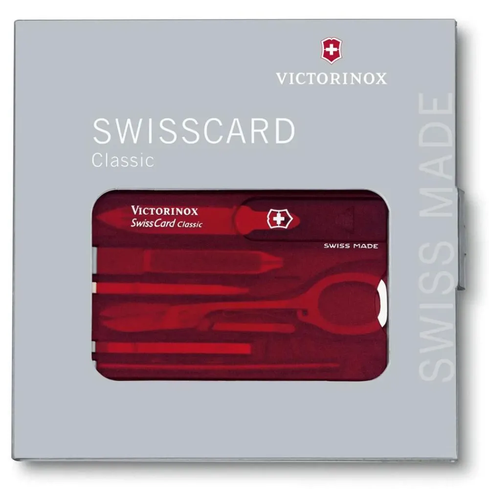 Online Accessoire Outillage Swisscard Translucide Red Vaisselle Camping