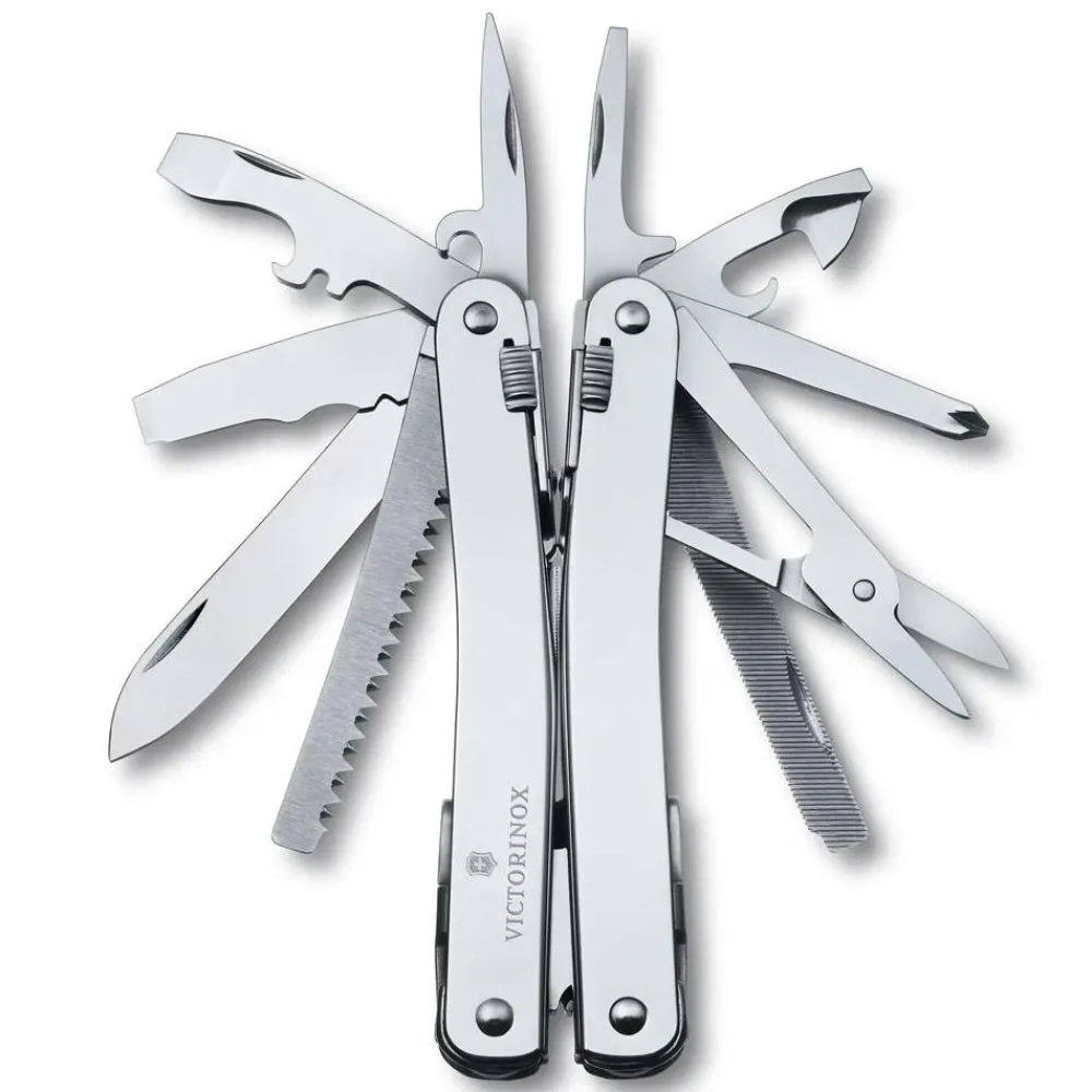 Online Accessoire Outillage Swisstool Spirit X + Etui Cuir Argent Vaisselle Camping
