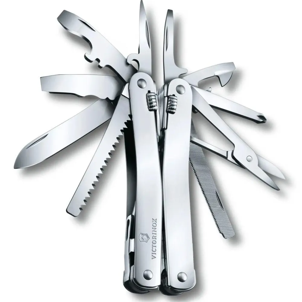 Online Accessoire Outillage Swisstool Spirit X + Etui Cuir Argent Vaisselle Camping