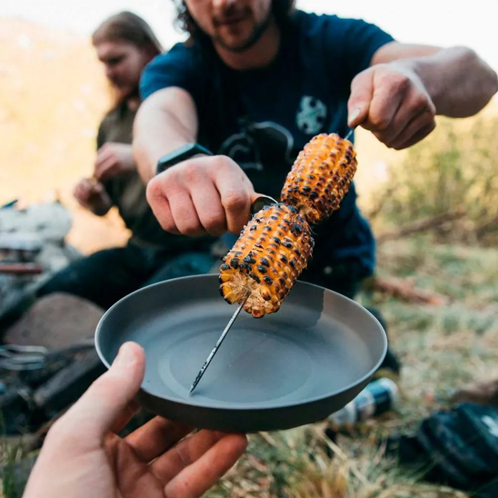 Vaisselle Camping<Lifeventure Assiettes Titanium Plate Silver