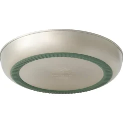 Discount Assiettes Detour Stainless Steel Plate Green Vaisselle Camping