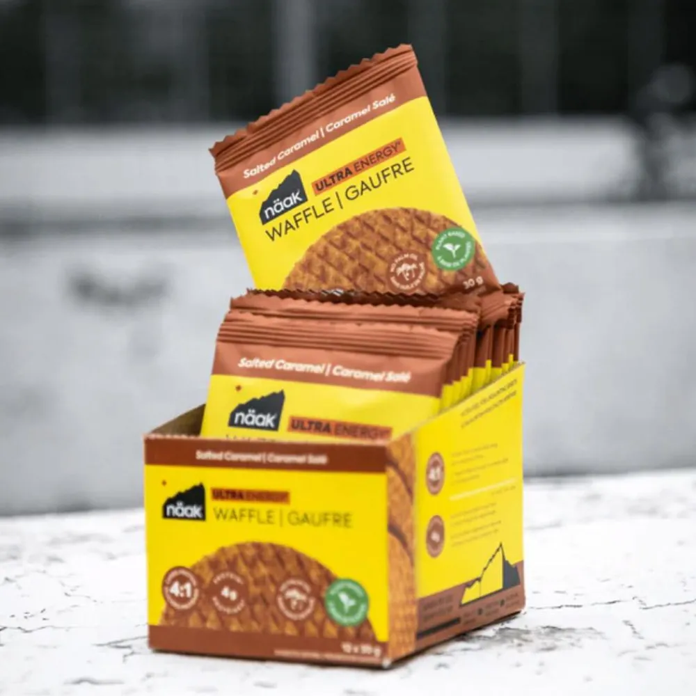 Entrainement|Barre Énergétique<Naak Barre Energétique Ultra Energy Waffles Pack 30 g. (x12) Caramel
