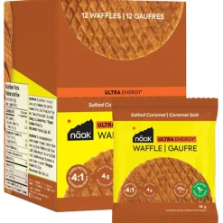 Hot Barre Energétique Ultra Energy Waffles 30 g. Caramel Entrainement|Barre Énergétique