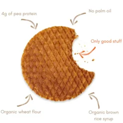 Hot Barre Energétique Ultra Energy Waffles 30 g. Caramel Entrainement|Barre Énergétique