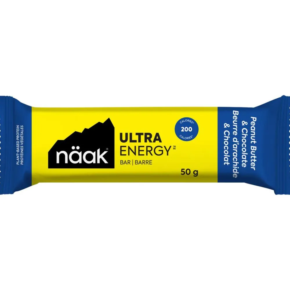 Entrainement|Barre Énergétique<Naak Barre Energétique Ultra Energy Bars Pack 50 g. x12 Peanut Butter Chocolate