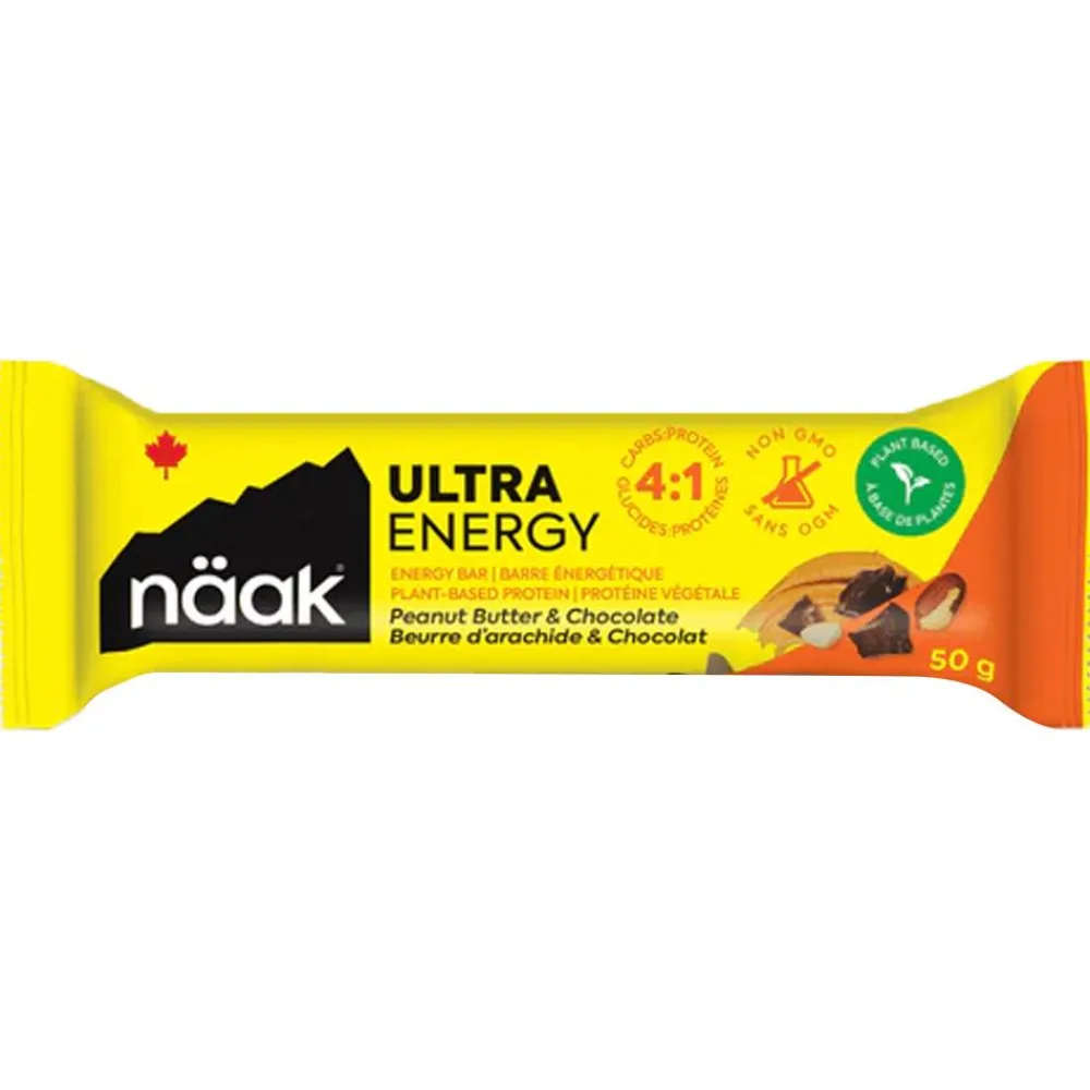 Entrainement|Barre Énergétique<Naak Barre Energétique Ultra Energy Bars 50 g. Beurre D'Arachide & Chocolat