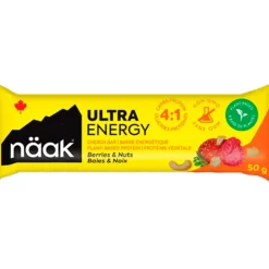 Best Barre Energétique Ultra Energy Bars 50 g. Baies & Noix Entrainement|Barre Énergétique