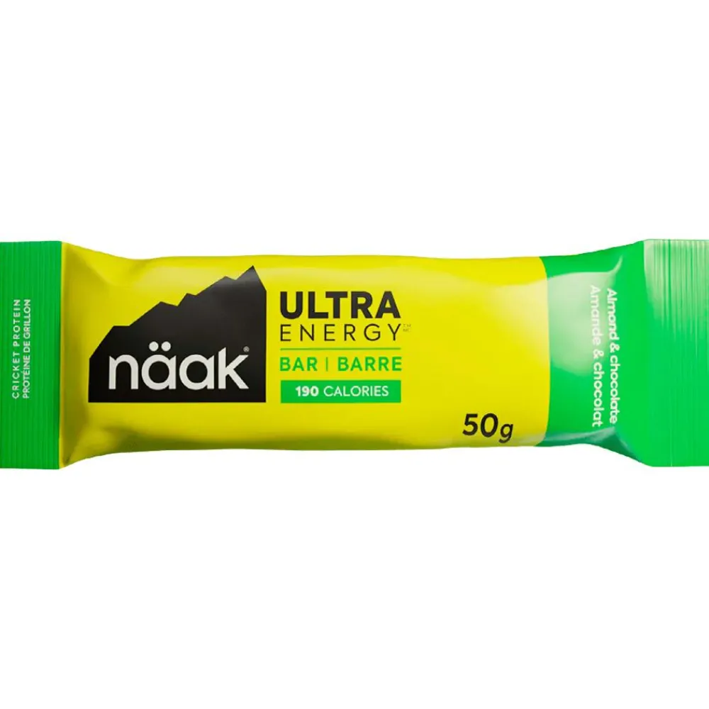 Hot Barre Energétique Ultra Energy Bars Pack 50 g. x12 Amande & Chocolat Entrainement|Barre Énergétique