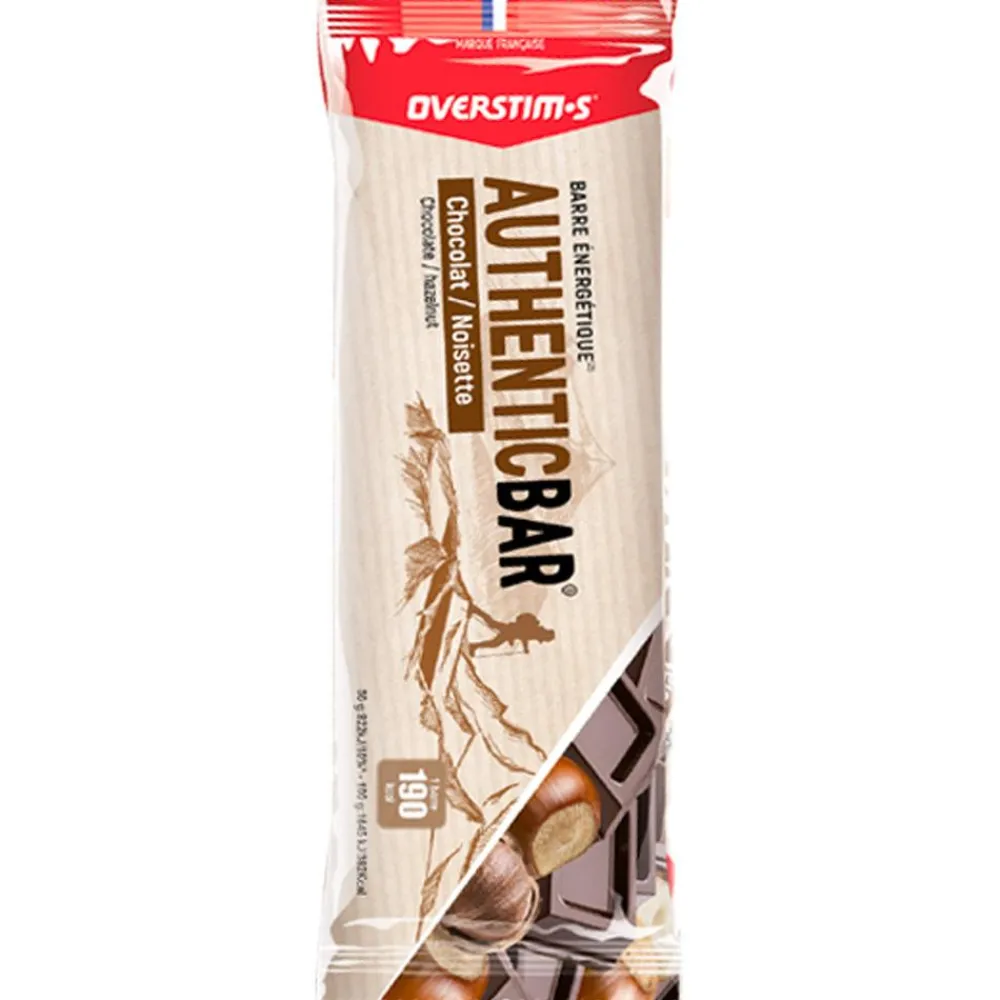 Entrainement|Barre Énergétique<Overstims Barre Energétique Authentic Bar 50 g. Chocolat Noisette
