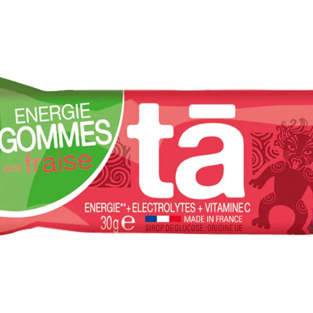 Barre Énergétique|Entrainement<TA Energy Barre Energétique Energy Gommes 30 g. Fraise