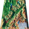 Carte 3D<3DMAP Bauges-Belledonne-Chartreuse + Cadre