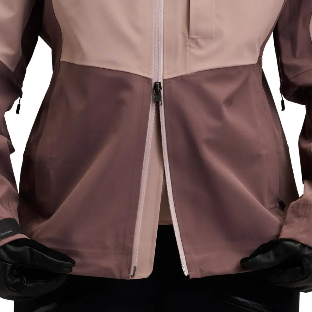Hot Blouson Ski W Recon Stretch Shell Pale Mauve Dark Mauve Femme Veste De Ski Femme|Veste De Ski