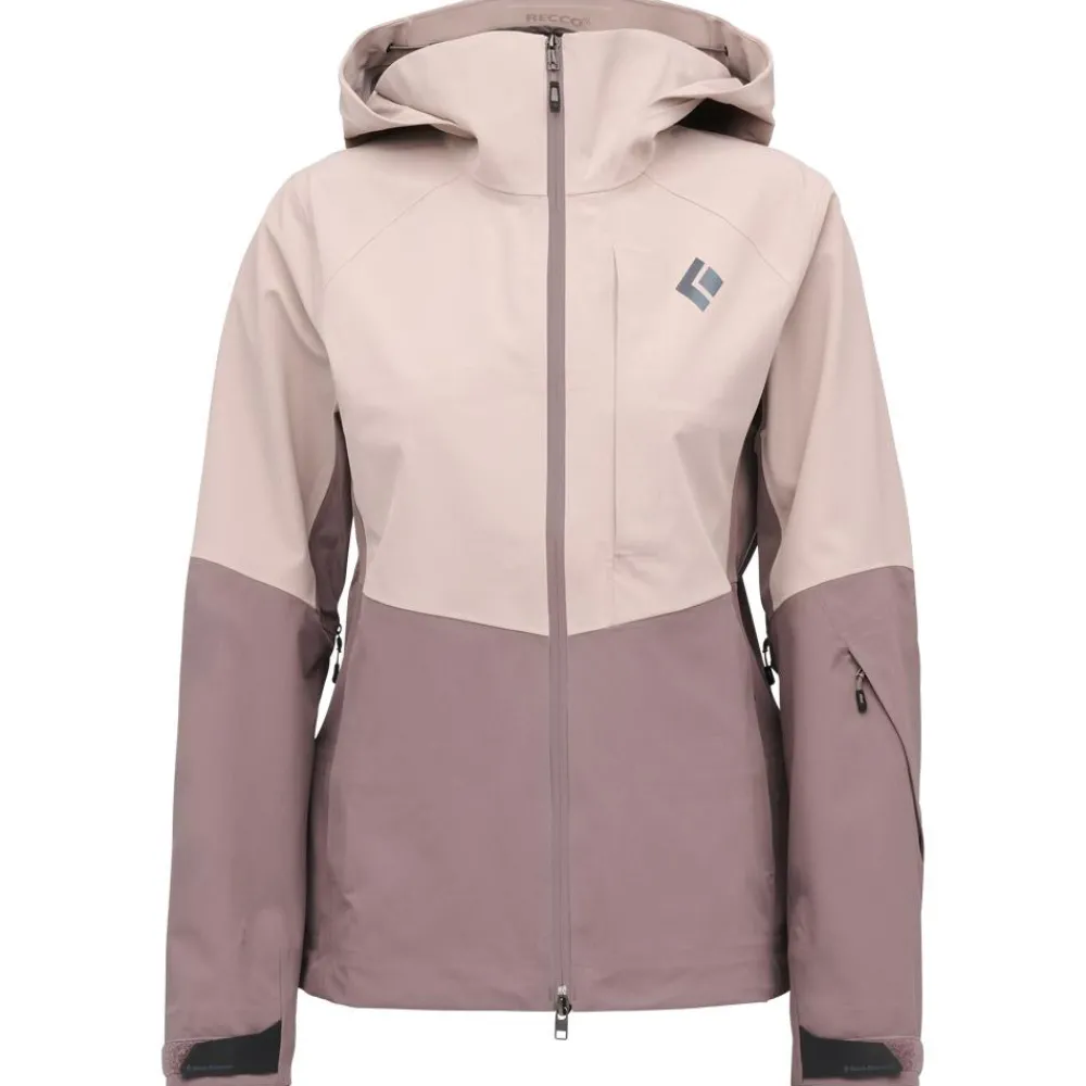 Hot Blouson Ski W Recon Stretch Shell Pale Mauve Dark Mauve Femme Veste De Ski Femme|Veste De Ski