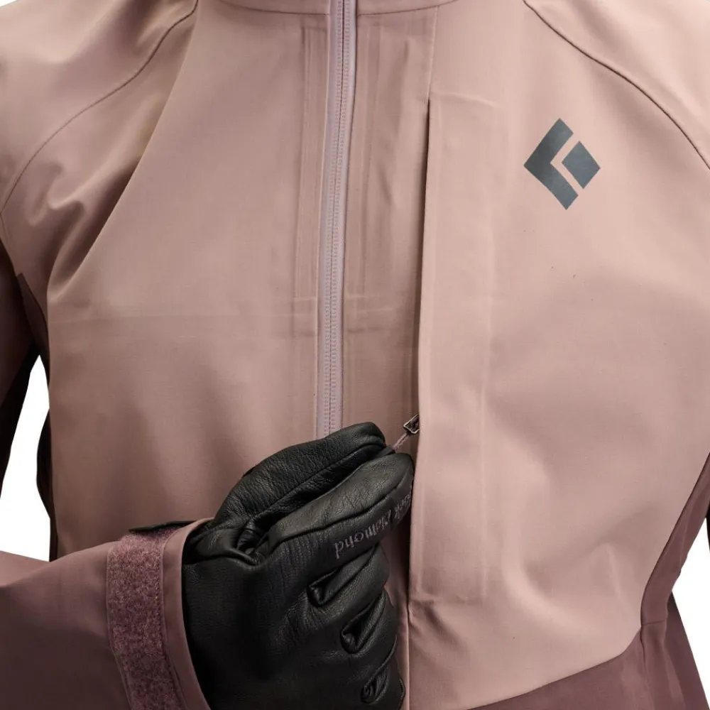 Hot Blouson Ski W Recon Stretch Shell Pale Mauve Dark Mauve Femme Veste De Ski Femme|Veste De Ski