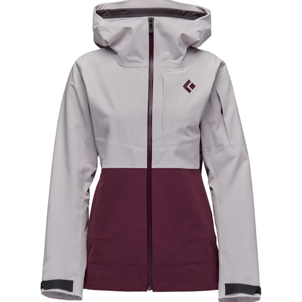 Best Blouson Ski W Recon Stretch Ski Shell Ice Pink Blackberry Femme Veste De Ski Femme|Veste Randonnée