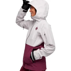 Best Blouson Ski W Recon Stretch Ski Shell Ice Pink Blackberry Femme Veste De Ski Femme|Veste Randonnée