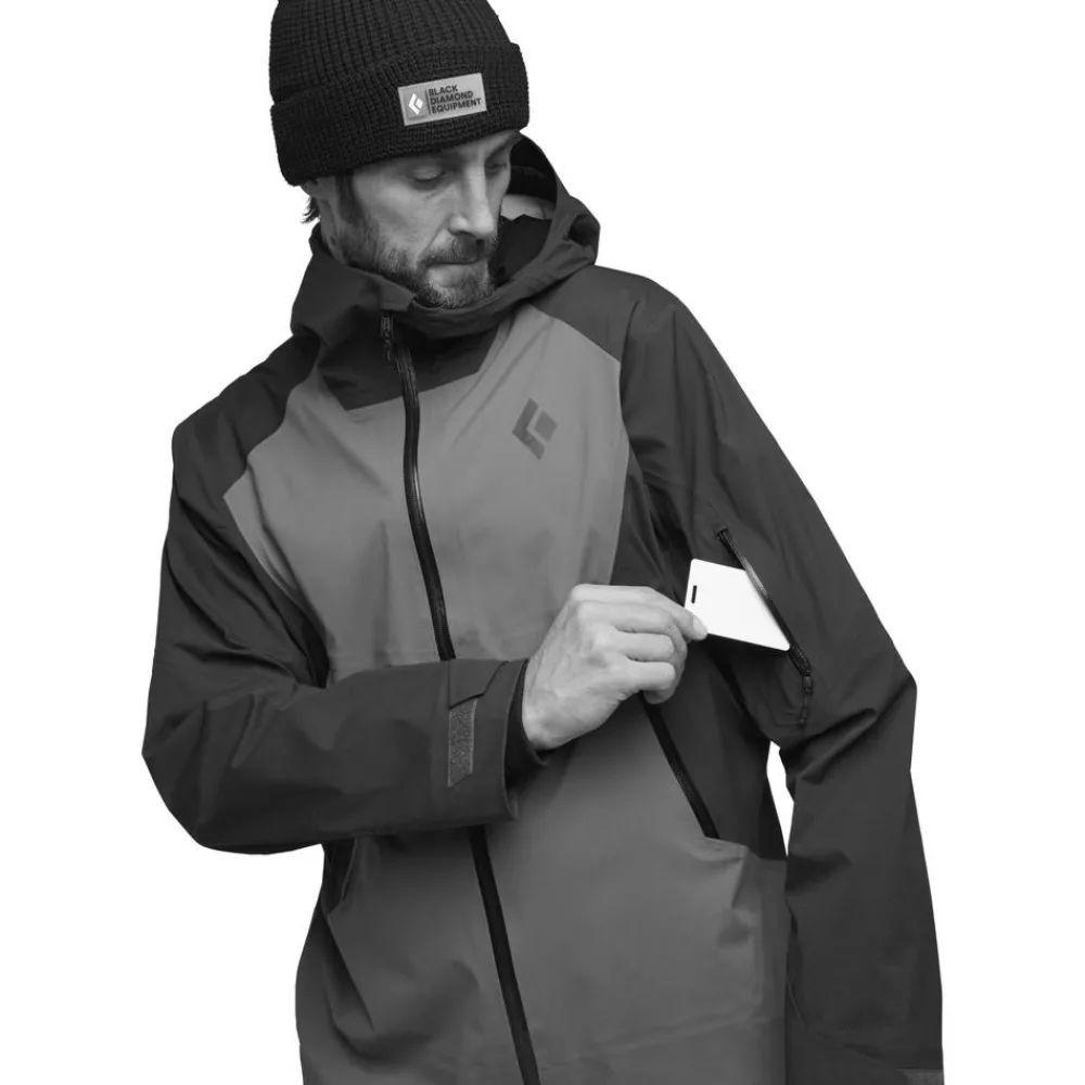 Veste De Ski Homme|Veste De Ski<Black Diamond Blouson Ski M Recon Stretch LT Shell Smoke Carbon