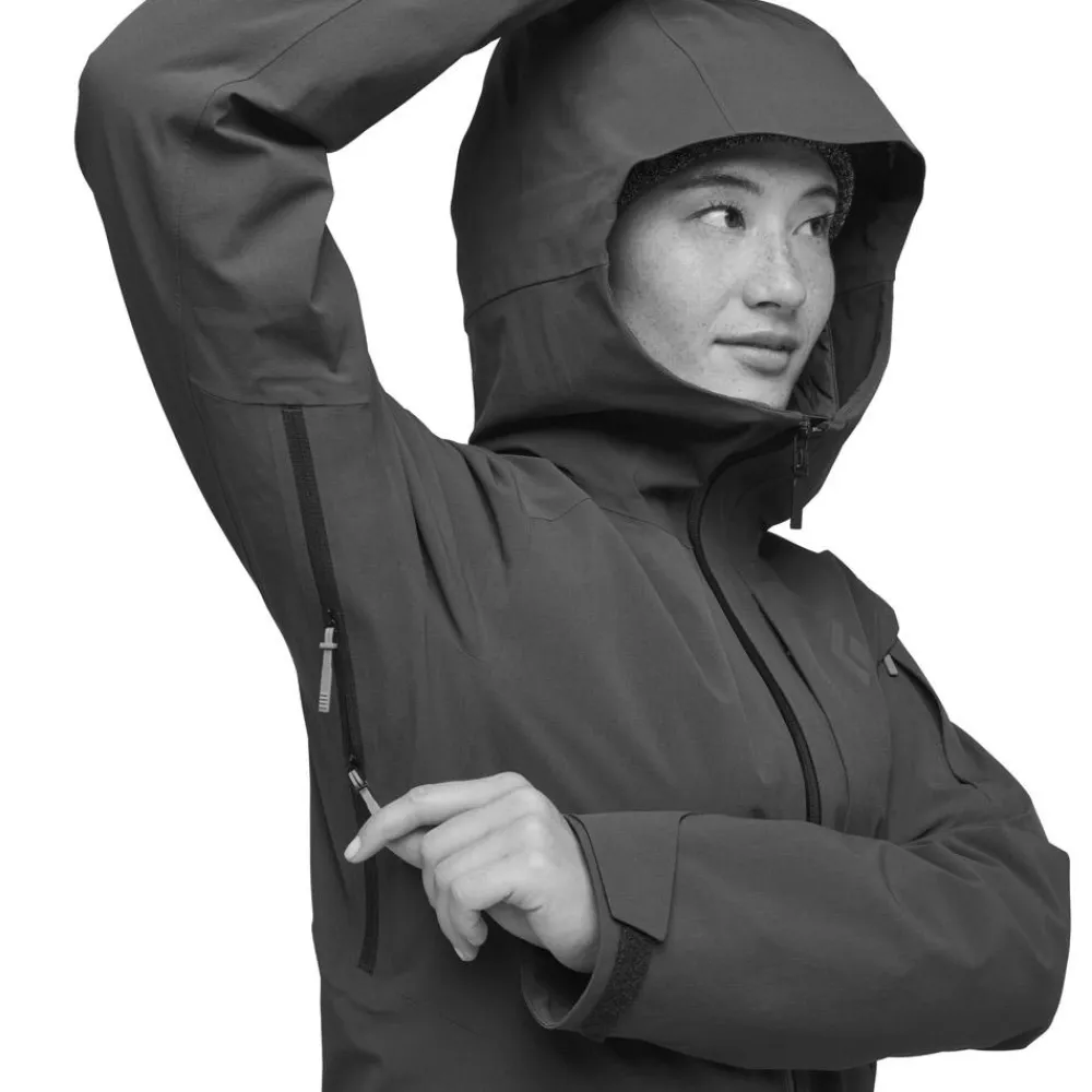 Clearance Blouson Ski W Recon Insulated Shell Black Femme Veste De Ski Femme|Veste De Ski