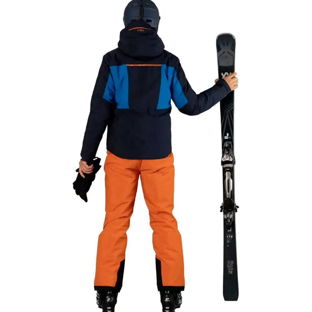 Outlet Blouson Ski Man Jacket Zip Hood Black Blue Homme Veste De Ski Homme|Veste De Ski