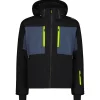 Veste De Ski Homme|Veste De Ski<CMP Blouson Ski Man Jacket Zip Hood Nero