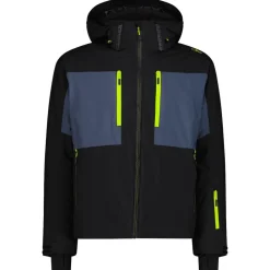 Veste De Ski Homme|Veste De Ski<CMP Blouson Ski Man Jacket Zip Hood Nero