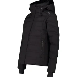 Online Blouson Ski Woman Jacket Fix Hood Nero Femme Veste De Ski Femme|Veste De Ski
