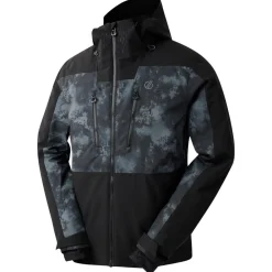 Veste De Ski|Veste De Ski Homme<DARE2B Blouson Ski Baseplate III Jacket Black Iron Gate Distressed Print
