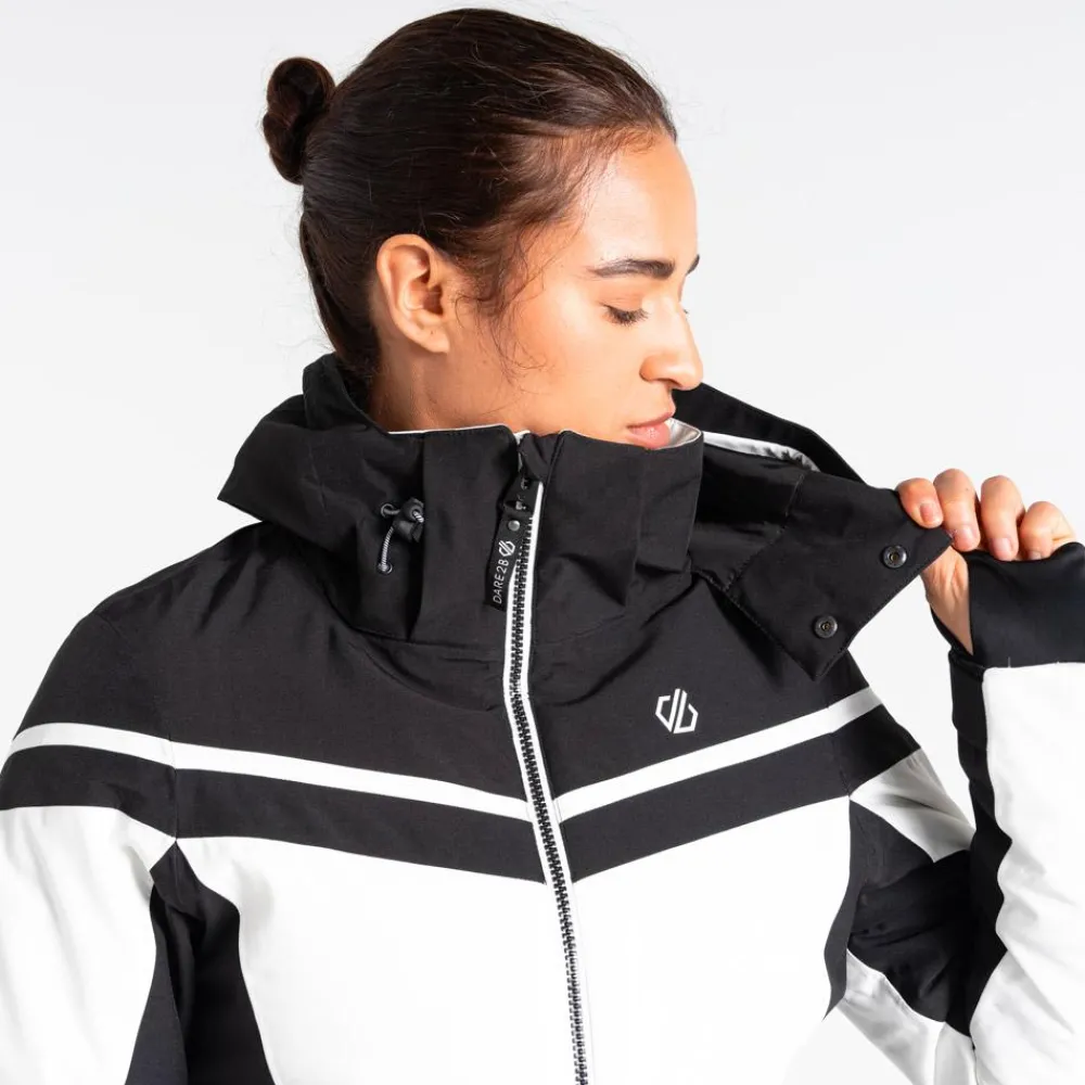 Online Blouson Ski Flurry Jacket Blanc Black Femme Veste De Ski Femme|Veste De Ski