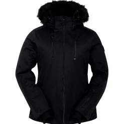 Blouson Ski Frenzied Ski Jacket Black Femme Veste De Ski Femme|Veste De Ski