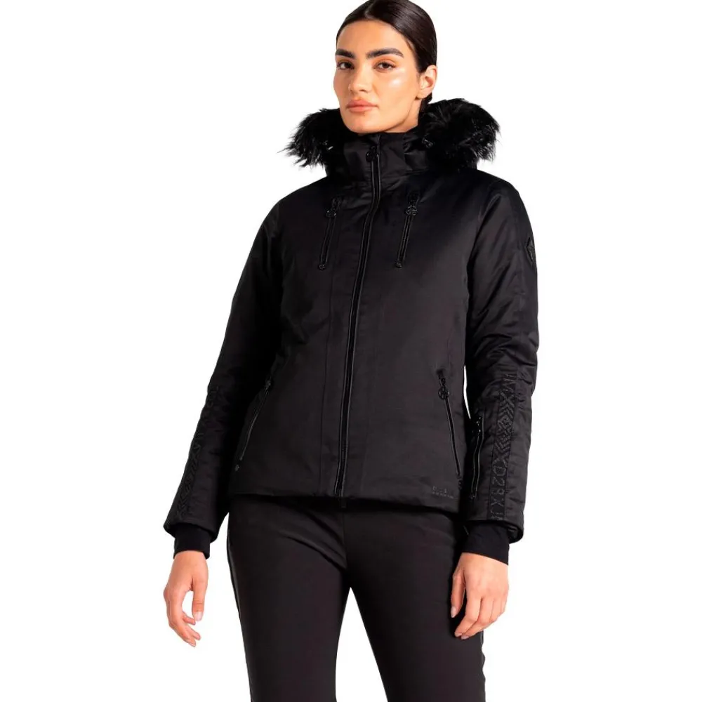 Blouson Ski Frenzied Ski Jacket Black Femme Veste De Ski Femme|Veste De Ski