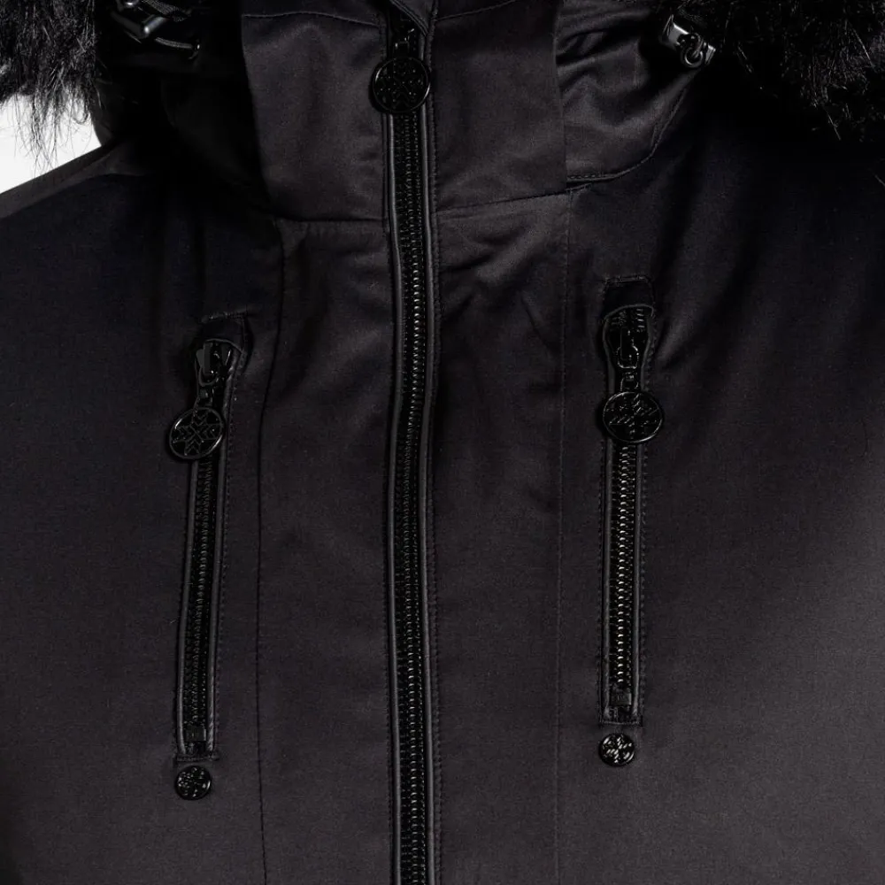 Blouson Ski Frenzied Ski Jacket Black Femme Veste De Ski Femme|Veste De Ski