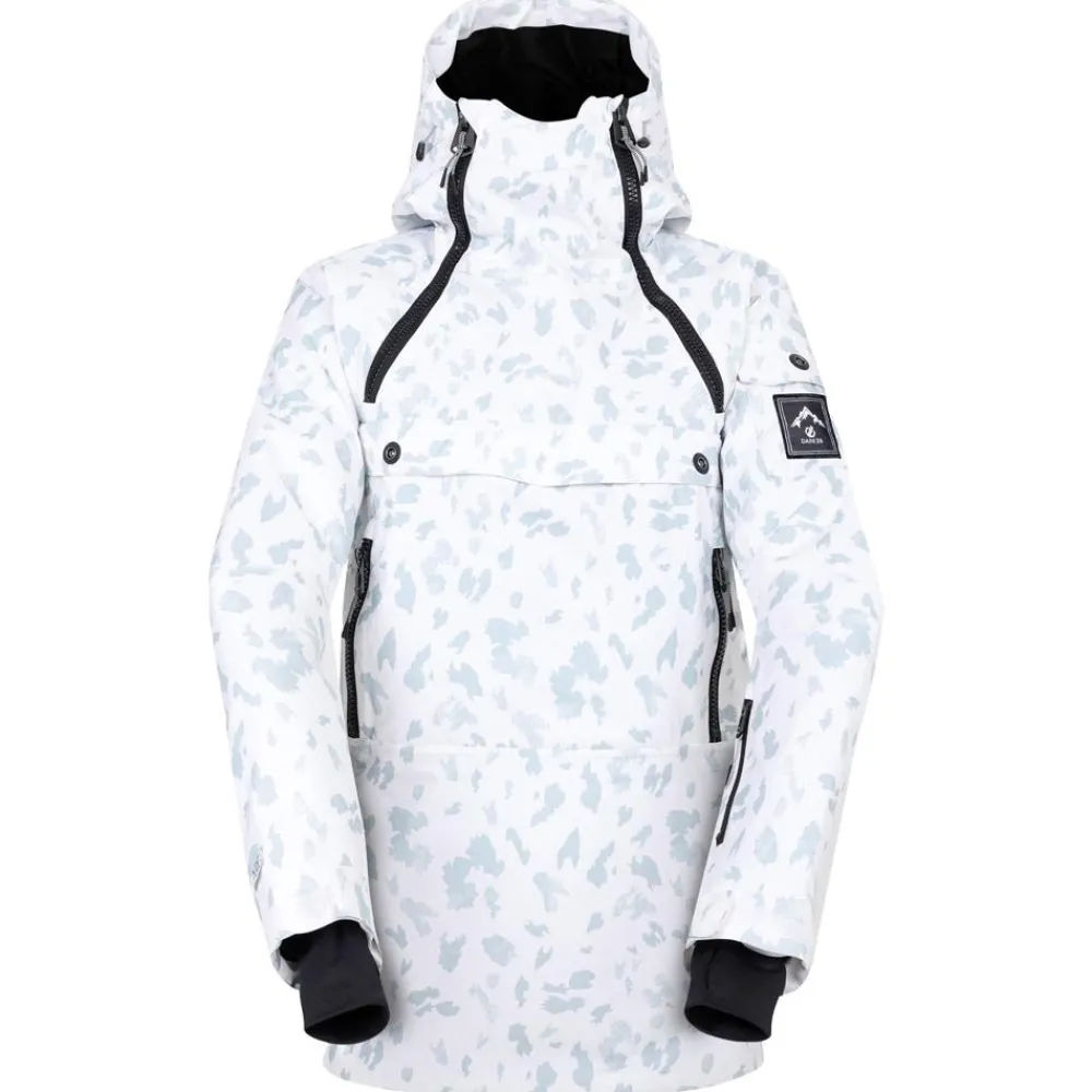 Veste De Ski Femme|Veste De Ski<DARE2B Blouson Ski Slide Out Overhead Jkt Blanc Dash Print