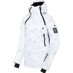 Veste De Ski Femme|Veste De Ski<DARE2B Blouson Ski Slide Out Overhead Jkt Blanc Dash Print