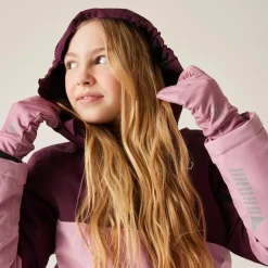Sale Blouson Ski Snow Basher Jacket Fig Lilas Enfant Veste De Ski Enfant|Veste De Ski