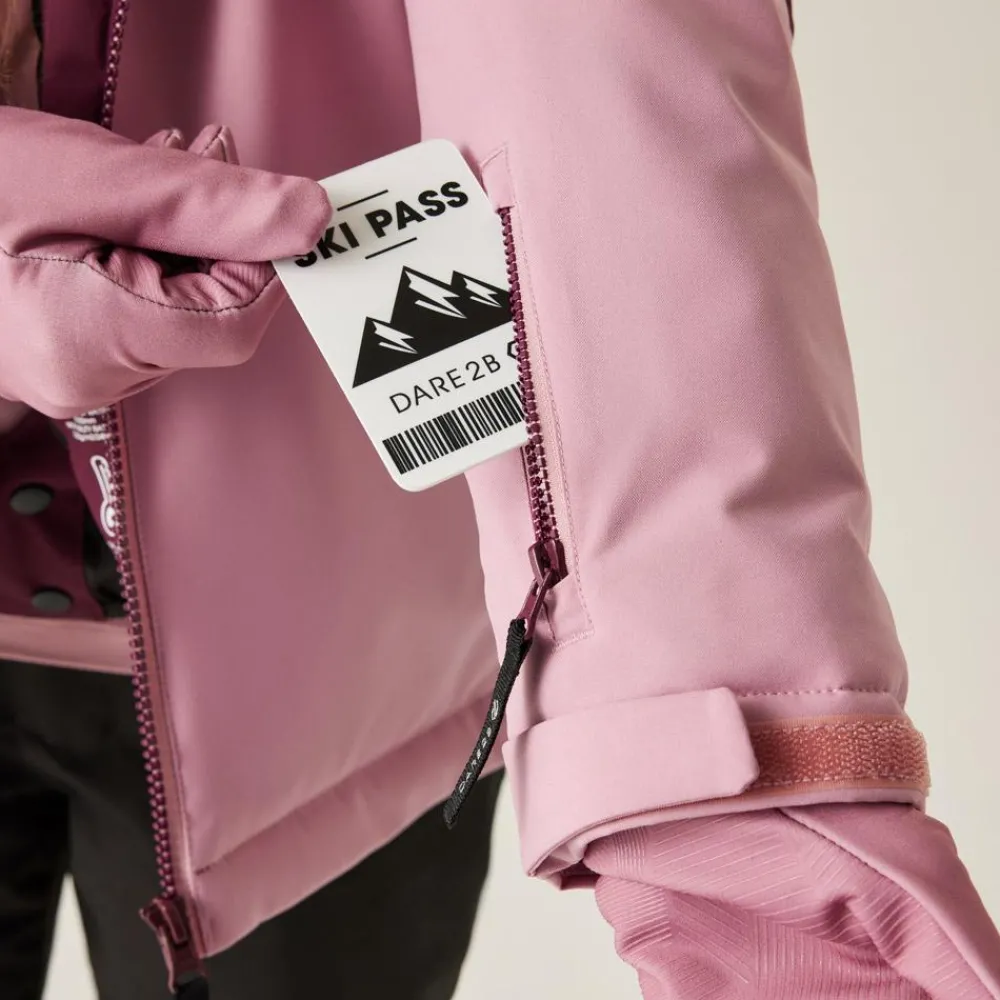 Sale Blouson Ski Snow Basher Jacket Fig Lilas Enfant Veste De Ski Enfant|Veste De Ski
