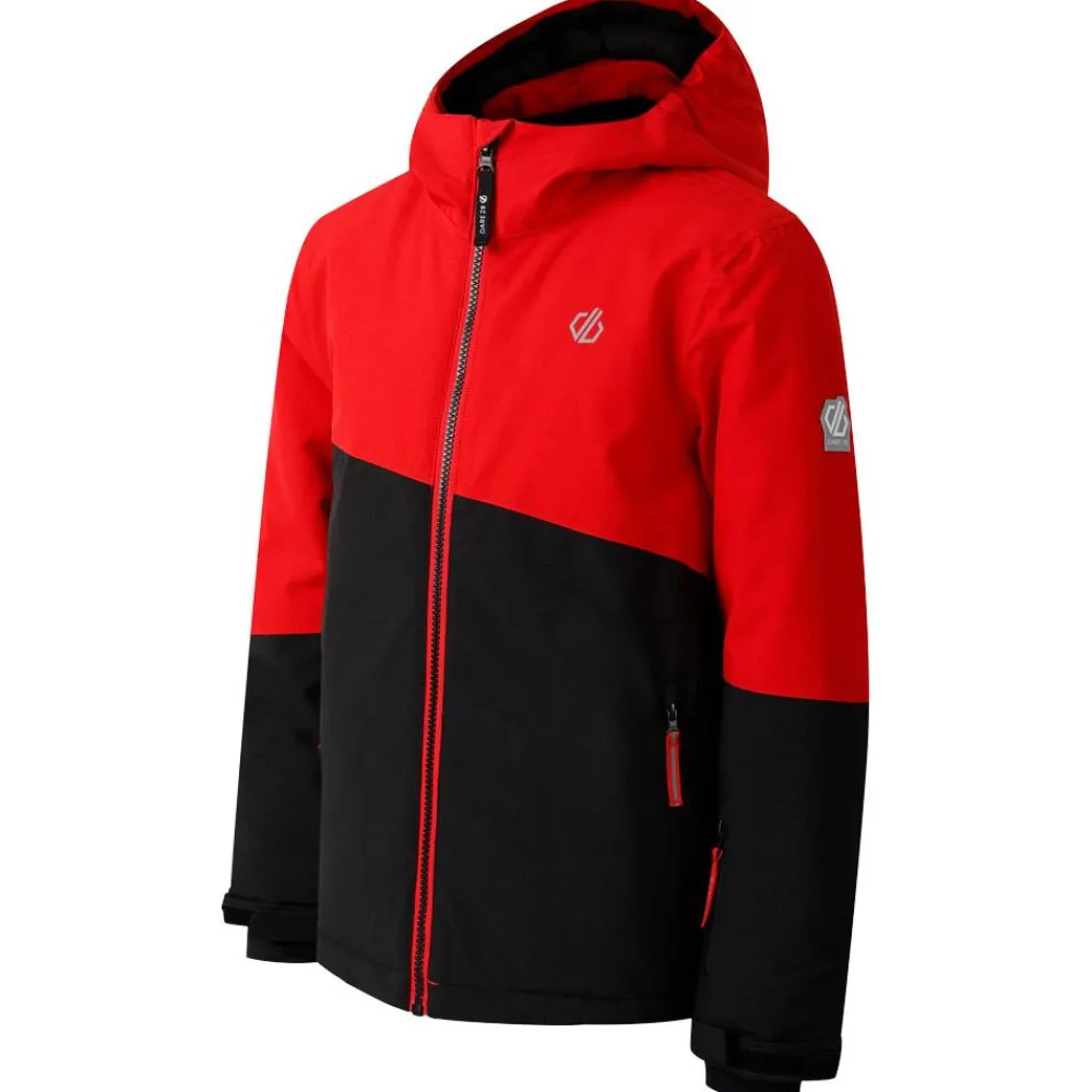 Veste De Ski Enfant|Veste De Ski<DARE2B Blouson Ski Snow Basher Jacket Danger Red Black