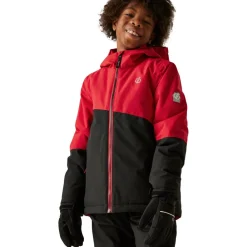 Veste De Ski Enfant|Veste De Ski<DARE2B Blouson Ski Snow Basher Jacket Danger Red Black