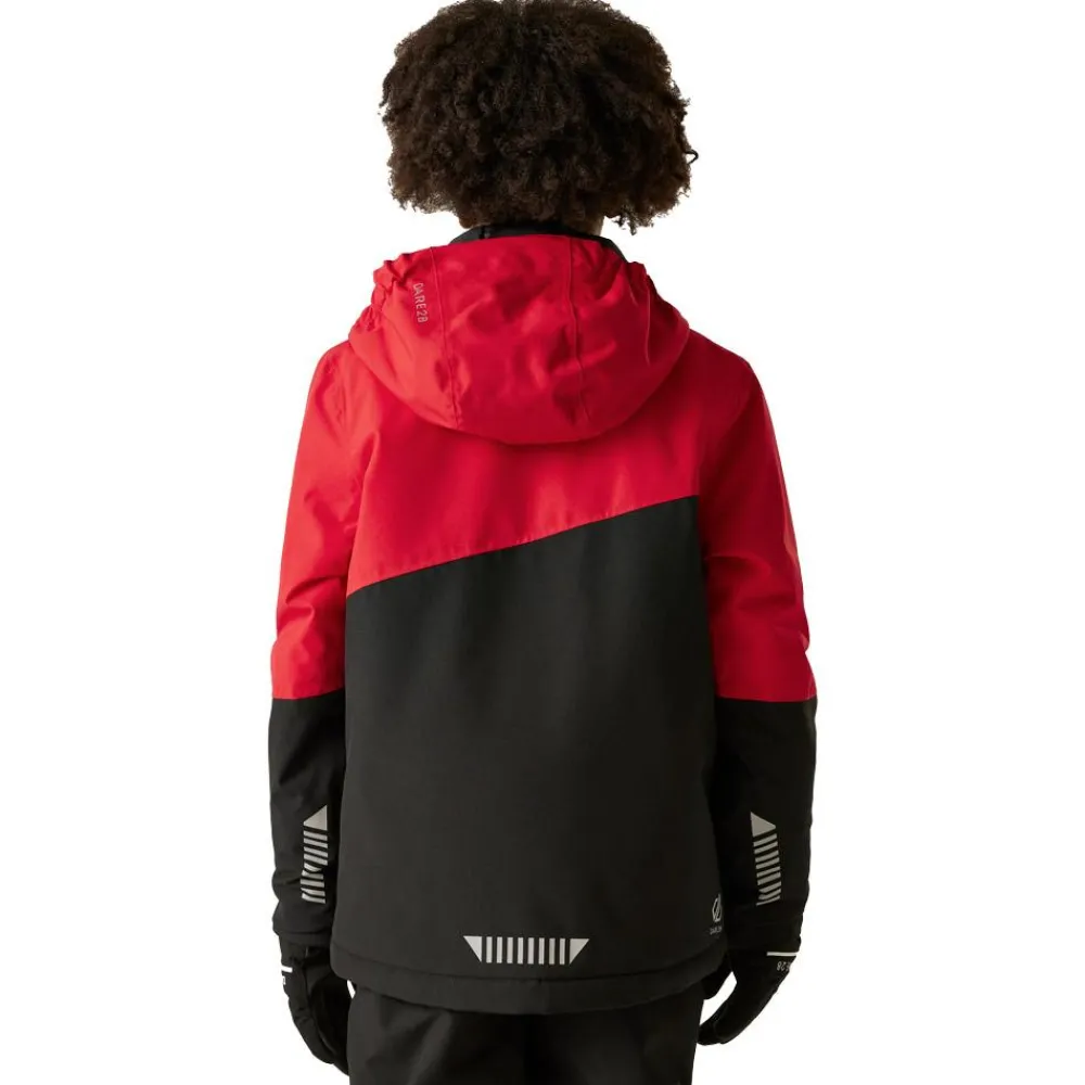 Veste De Ski Enfant|Veste De Ski<DARE2B Blouson Ski Snow Basher Jacket Danger Red Black