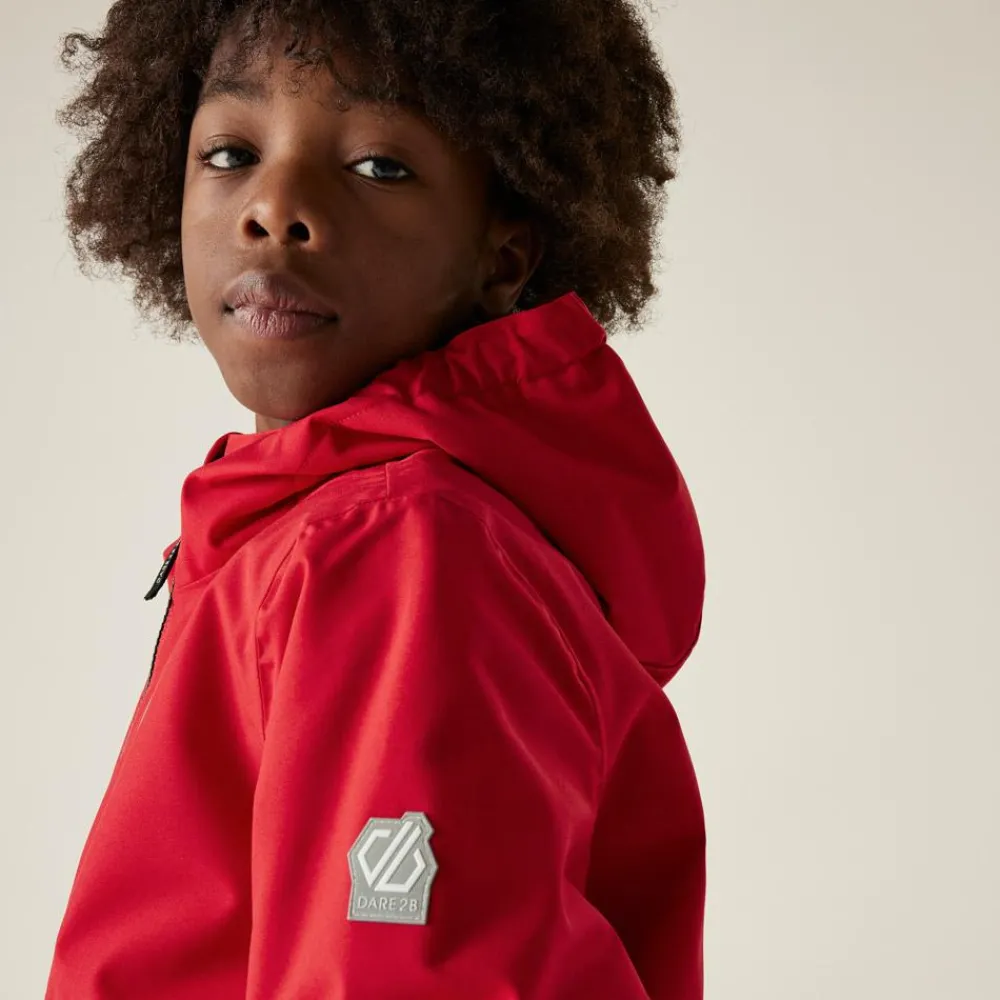 Veste De Ski Enfant|Veste De Ski<DARE2B Blouson Ski Snow Basher Jacket Danger Red Black