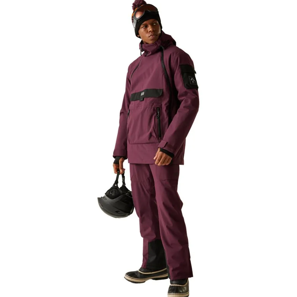 Veste De Ski Homme|Veste De Ski<DARE2B Blouson Ski T-Bar Overhead II Jacket Fig Black