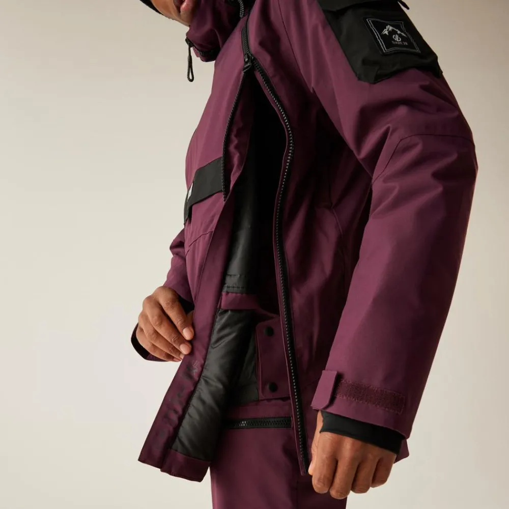 Veste De Ski Homme|Veste De Ski<DARE2B Blouson Ski T-Bar Overhead II Jacket Fig Black