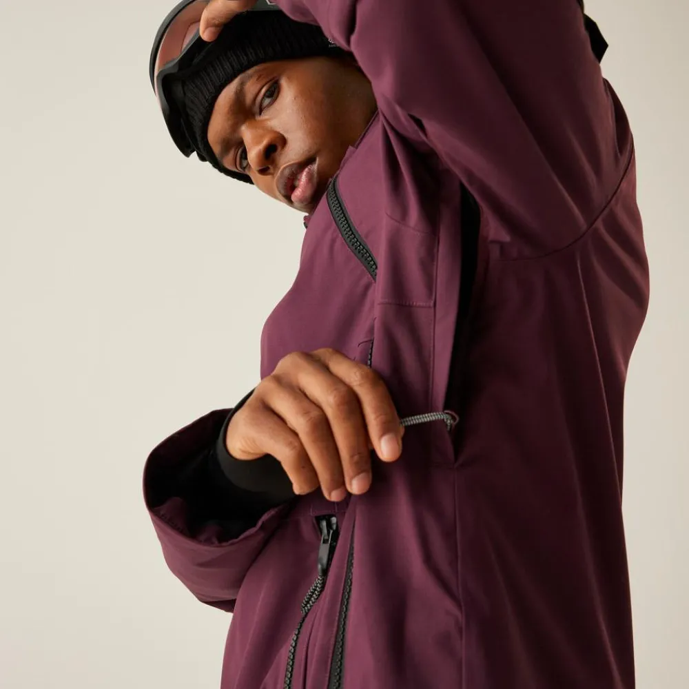 Veste De Ski Homme|Veste De Ski<DARE2B Blouson Ski T-Bar Overhead II Jacket Fig Black