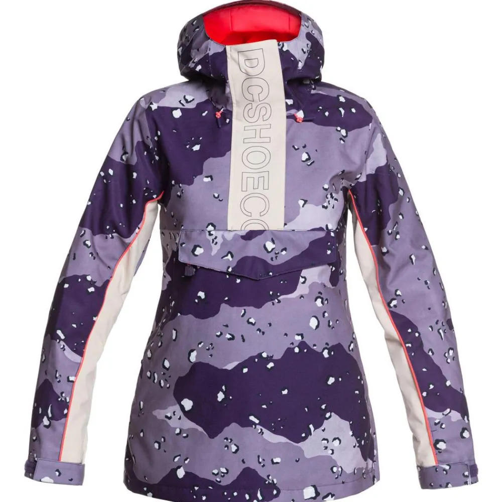 Veste De Ski Femme|Veste De Ski<DC Blouson Ski Envy Anorak Chocolate Chip Grapescale Camo