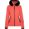 Veste De Ski Femme|Veste De Ski<Degré 7 Blouson Ski Geod FF Coral
