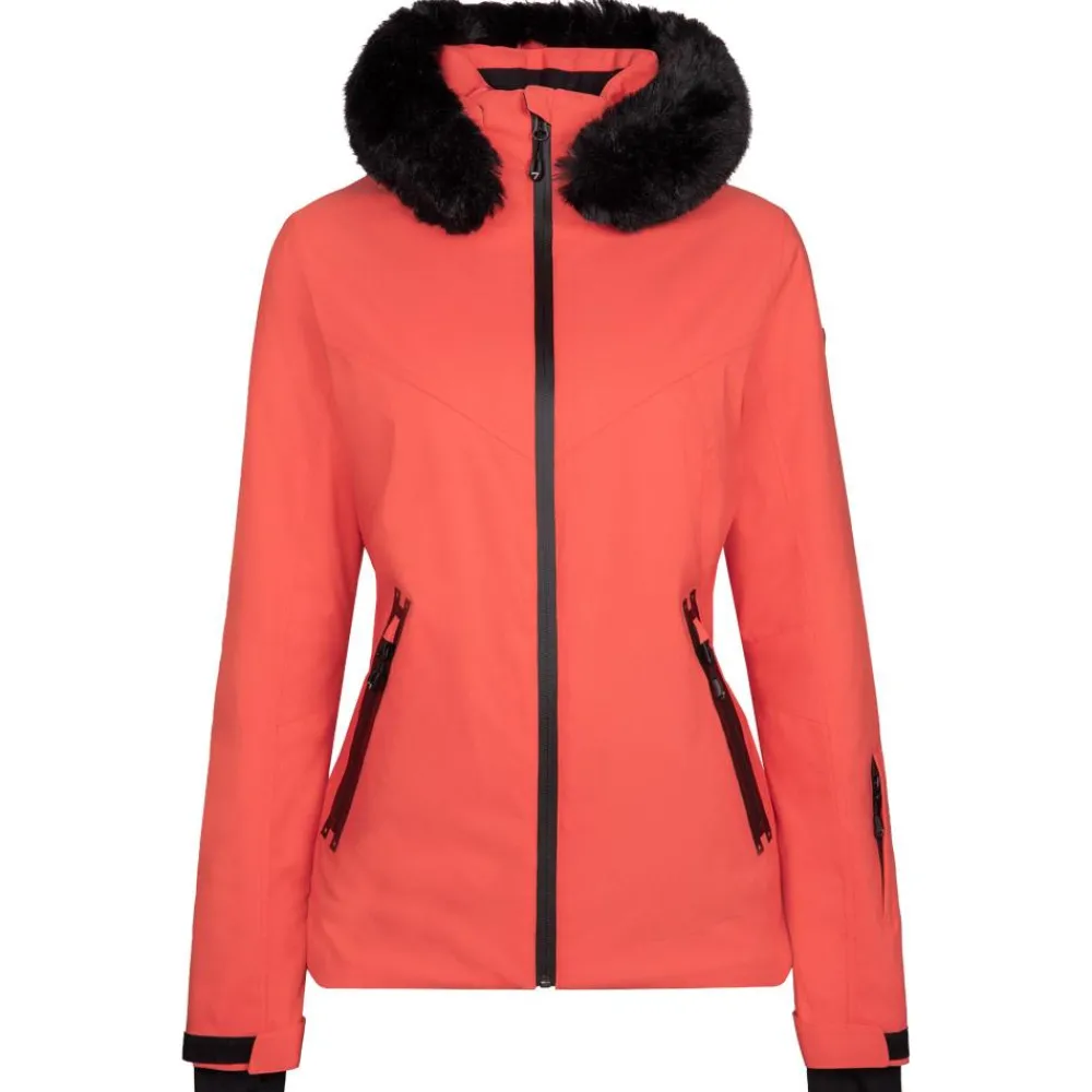 Veste De Ski Femme|Veste De Ski<Degré 7 Blouson Ski Geod FF Coral