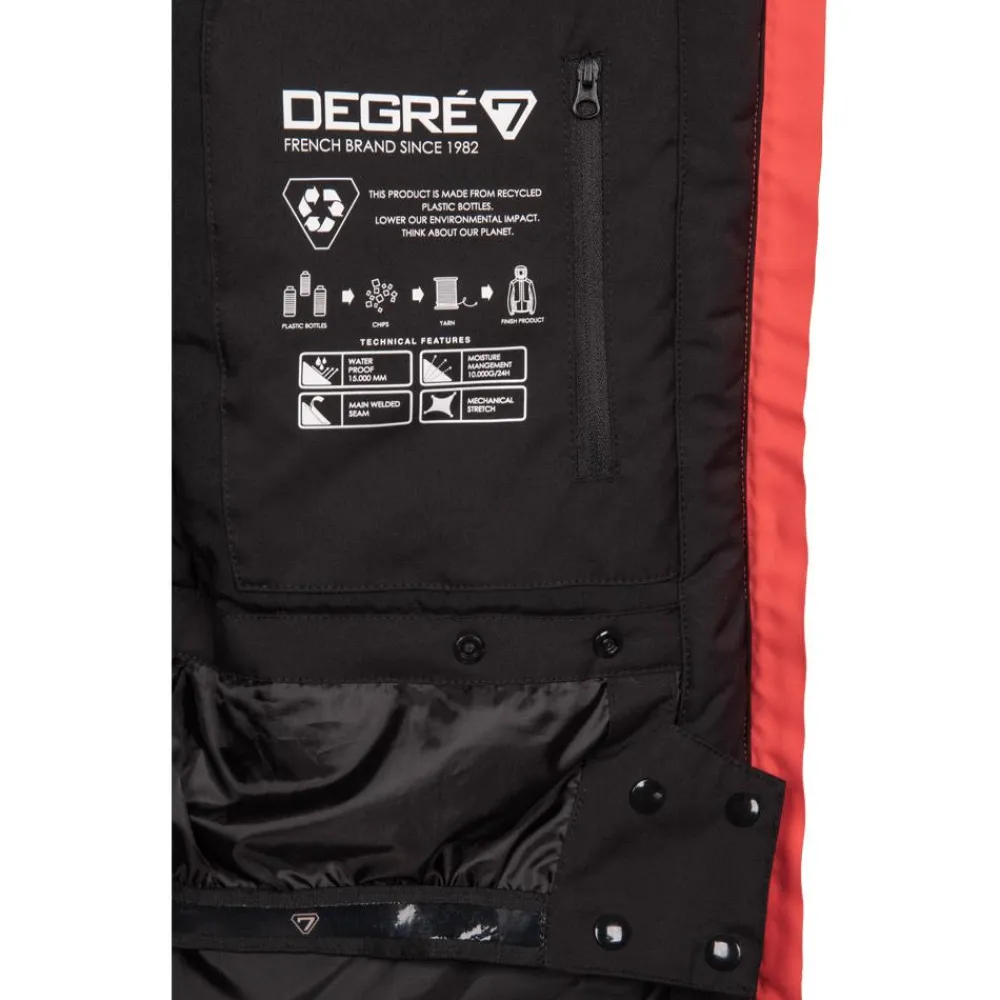 Veste De Ski Femme|Veste De Ski<Degré 7 Blouson Ski Geod FF Coral