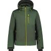 Veste De Ski Homme|Veste De Ski<Icepeak Blouson Ski Falaise Vert Fonce