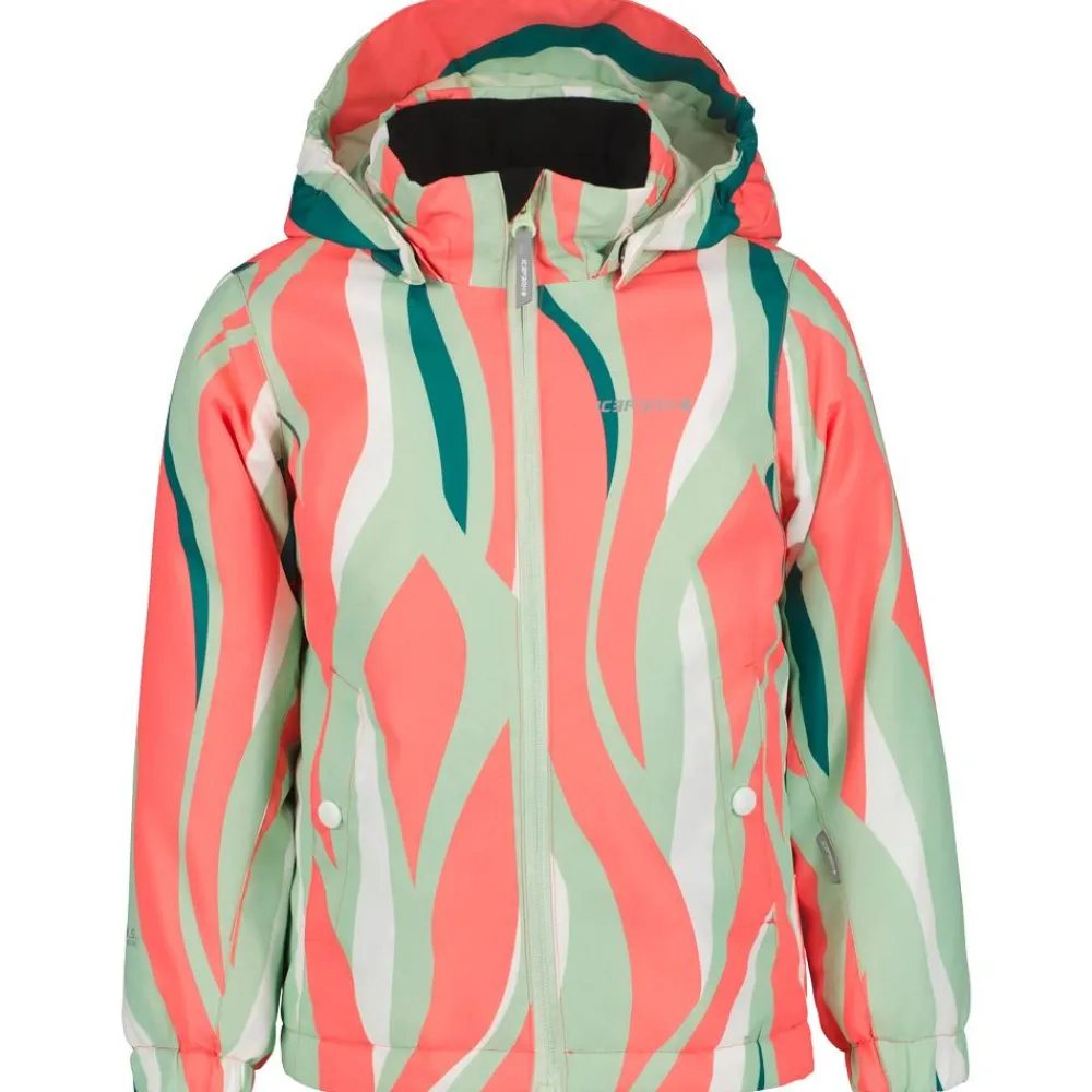 Blouson Ski Japeri Kd Girl Aloe Vera Enfant Veste De Ski Enfant|Veste De Ski
