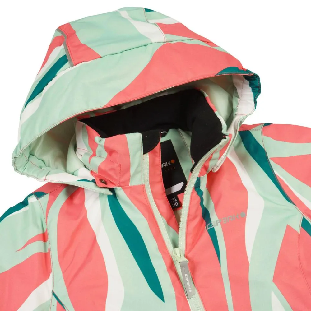 Blouson Ski Japeri Kd Girl Aloe Vera Enfant Veste De Ski Enfant|Veste De Ski